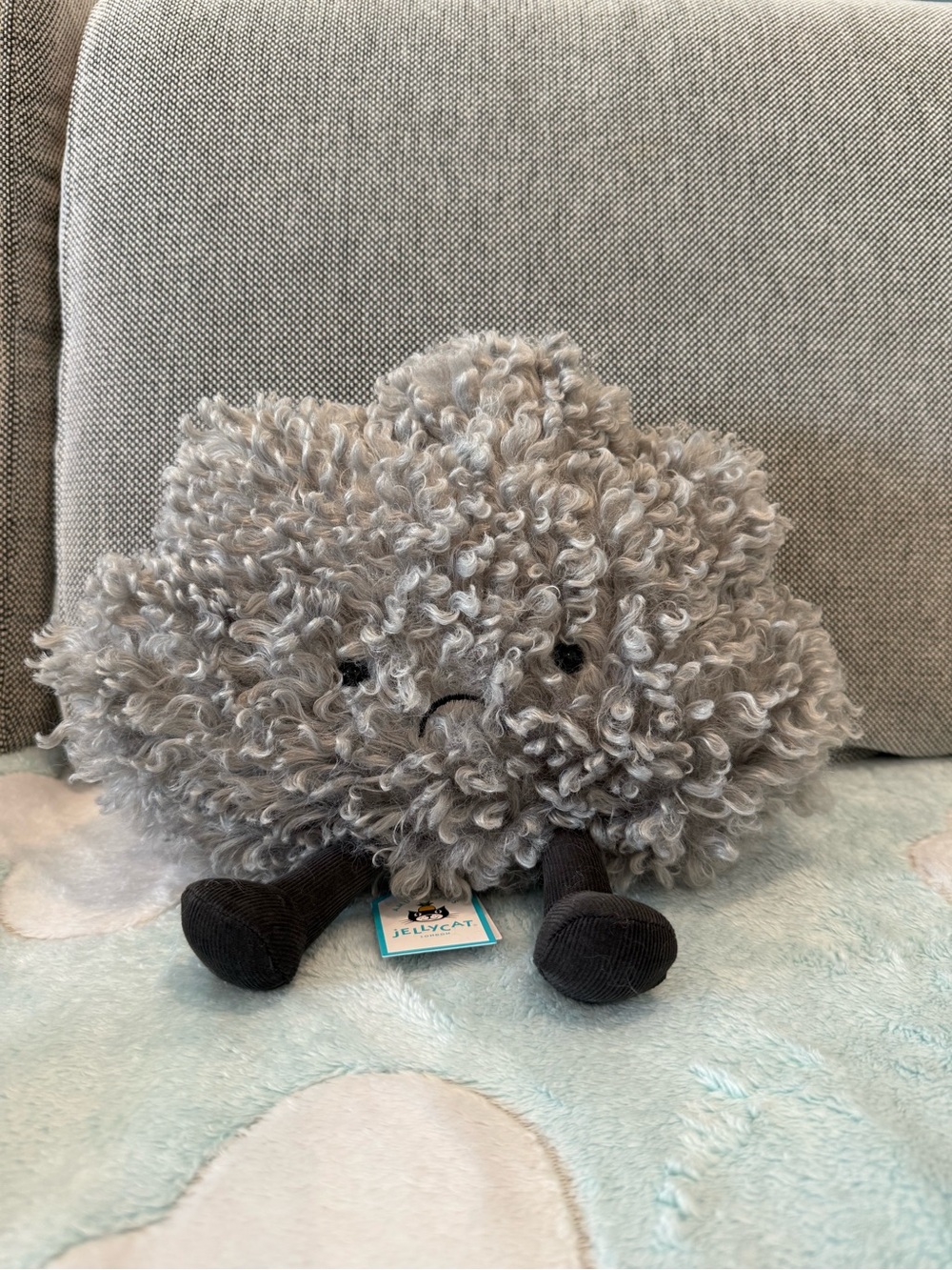 Jellycat Cirrus Storm Cloud BNWT - Authentic
